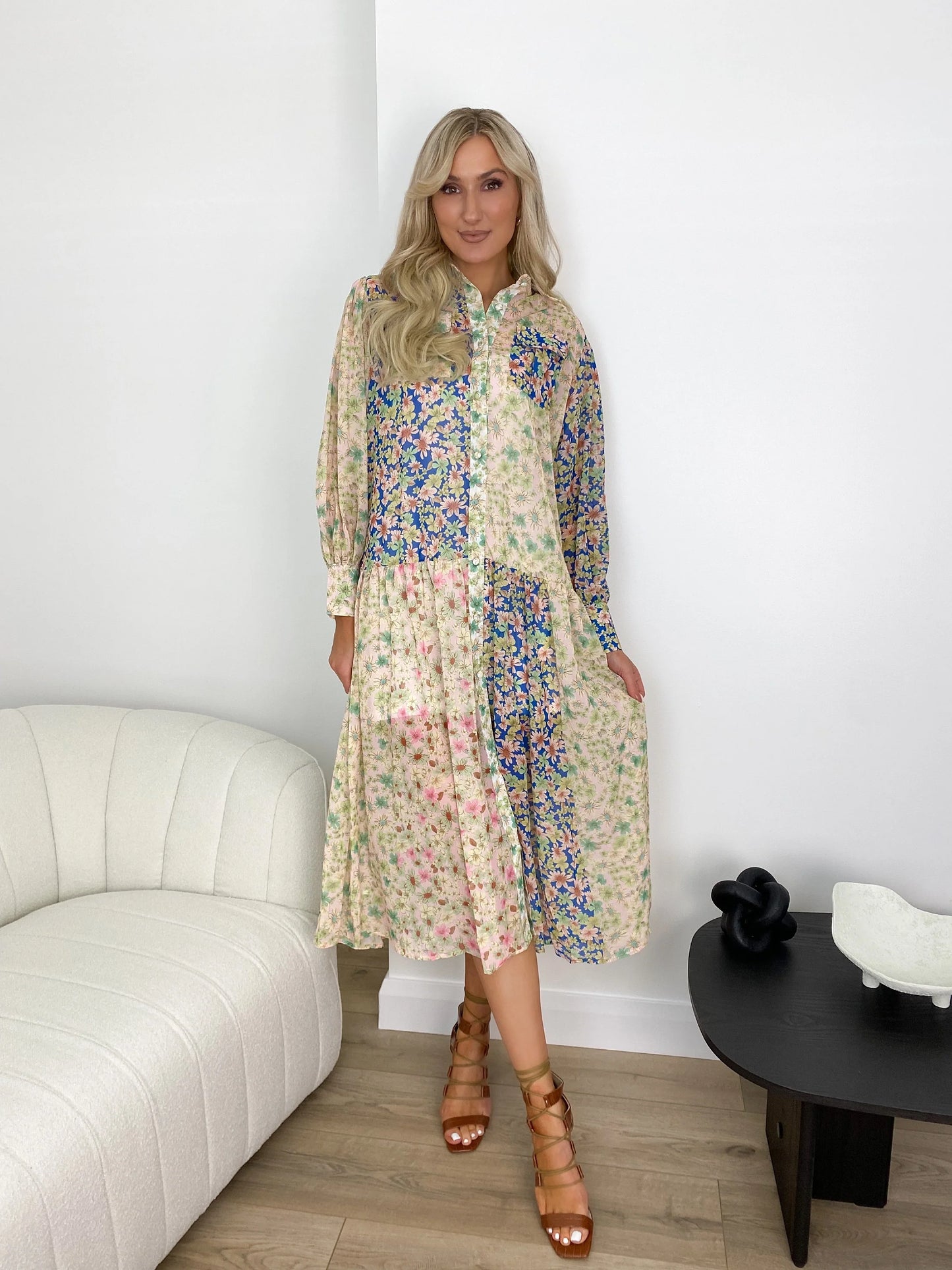 Liv Floral Shirt Dress