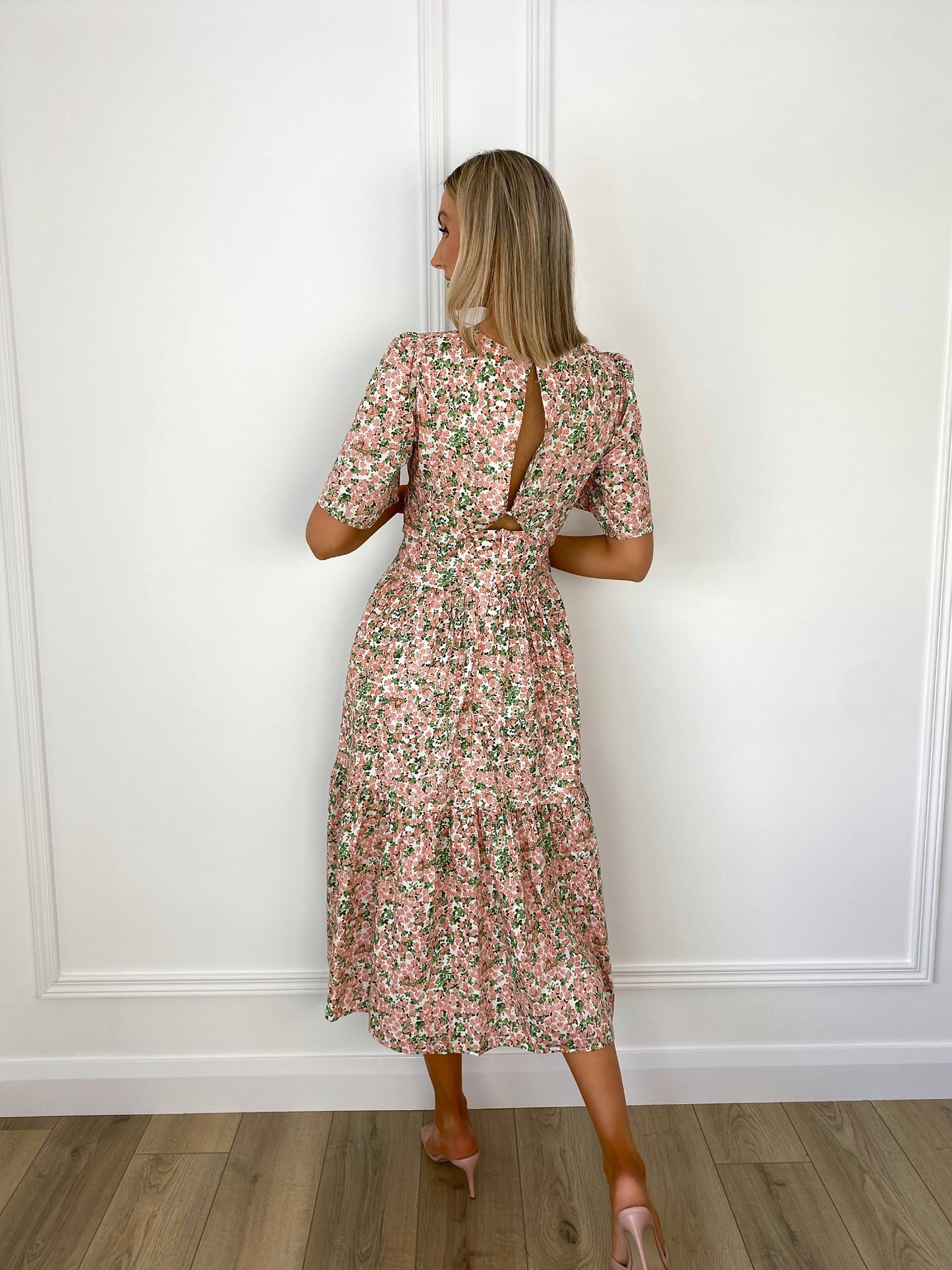 Nina Floral Midi Dress