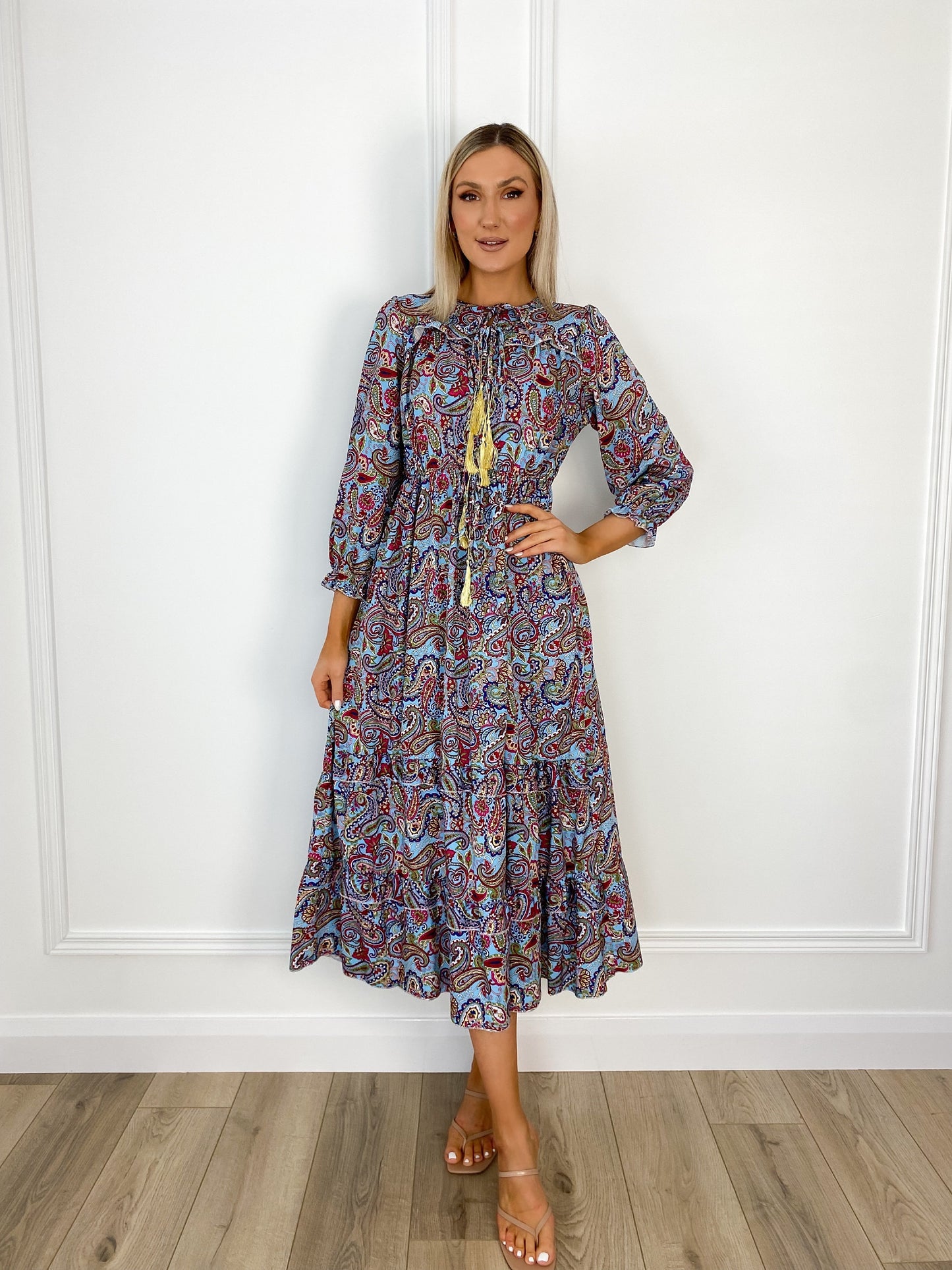 Triona Printed Maxi Dress