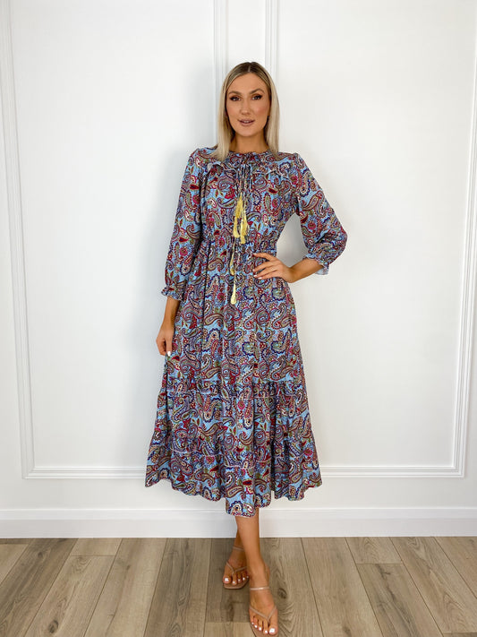 Triona Printed Maxi Dress