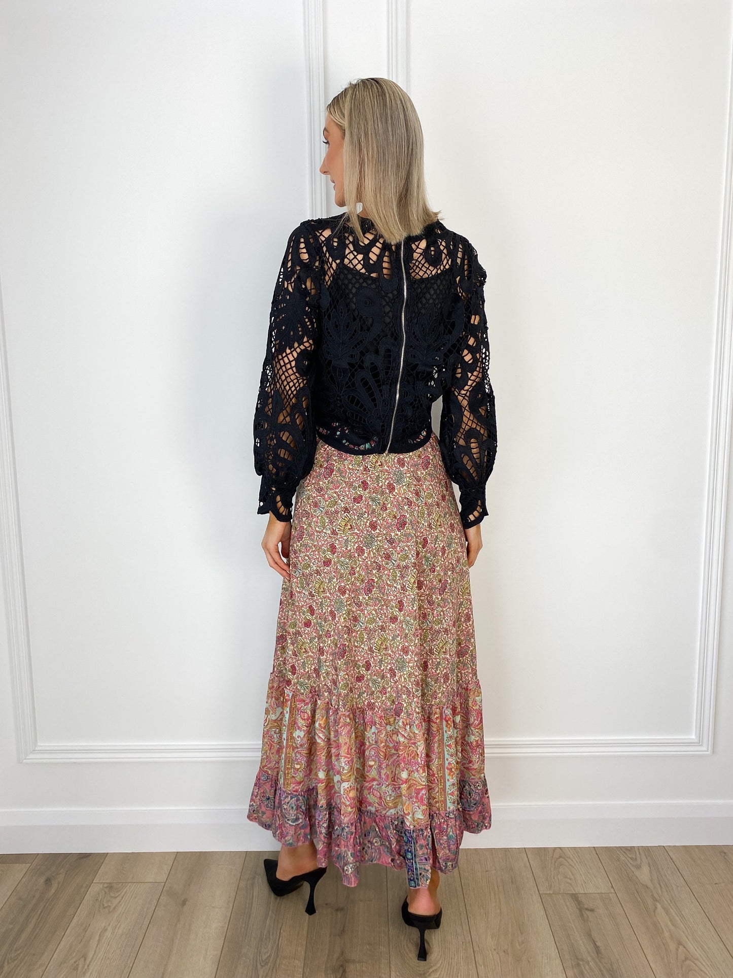Beatrice Boho Patchwork Skirt