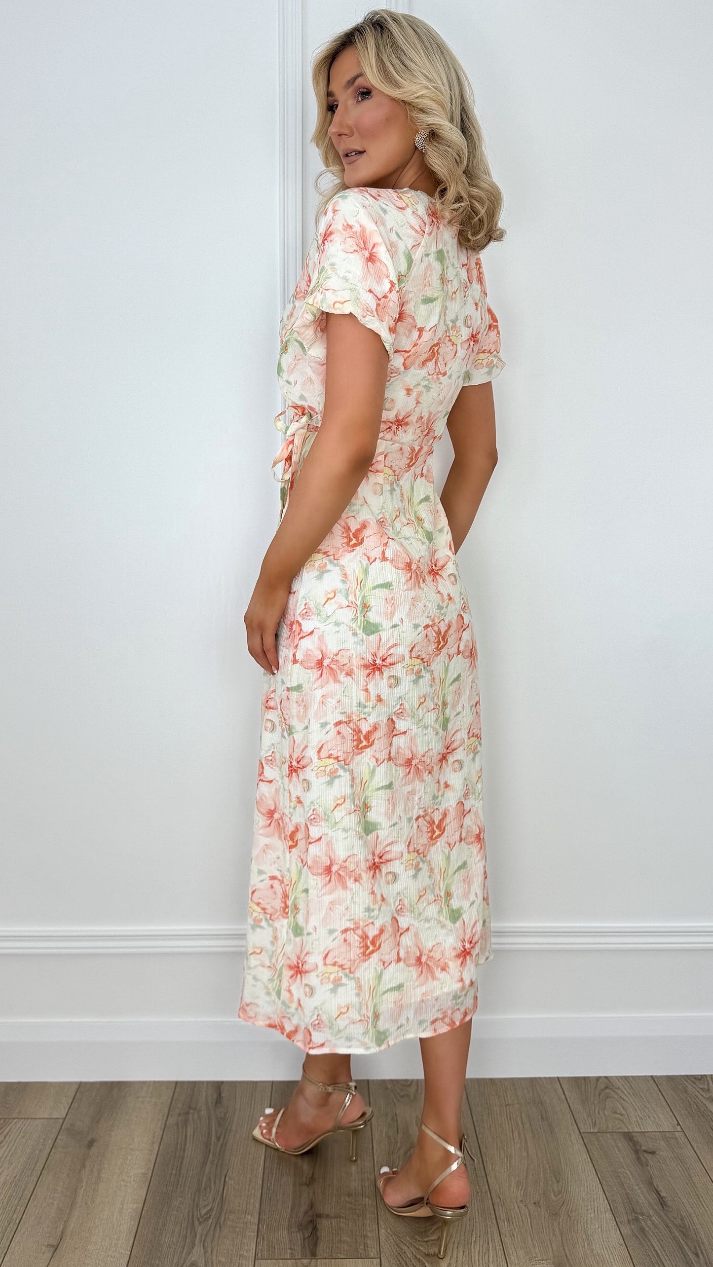 Bella Floral Wrap Dress