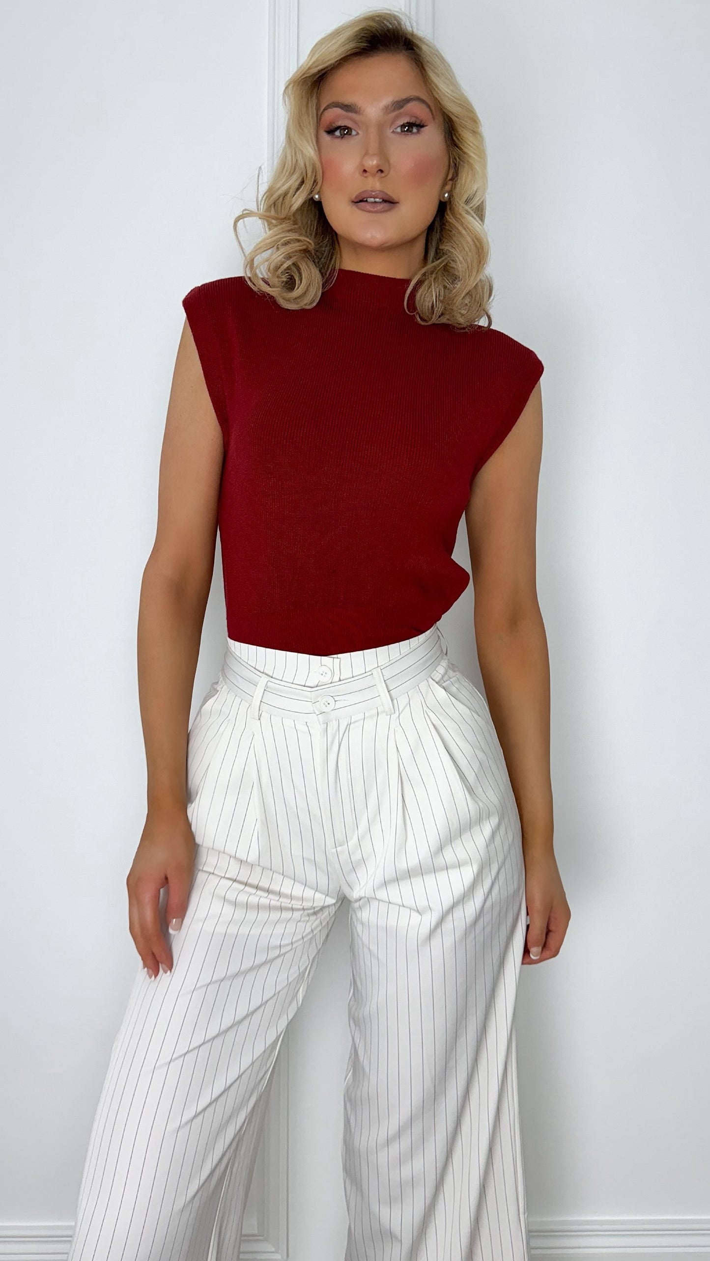 Sweater vest - Red