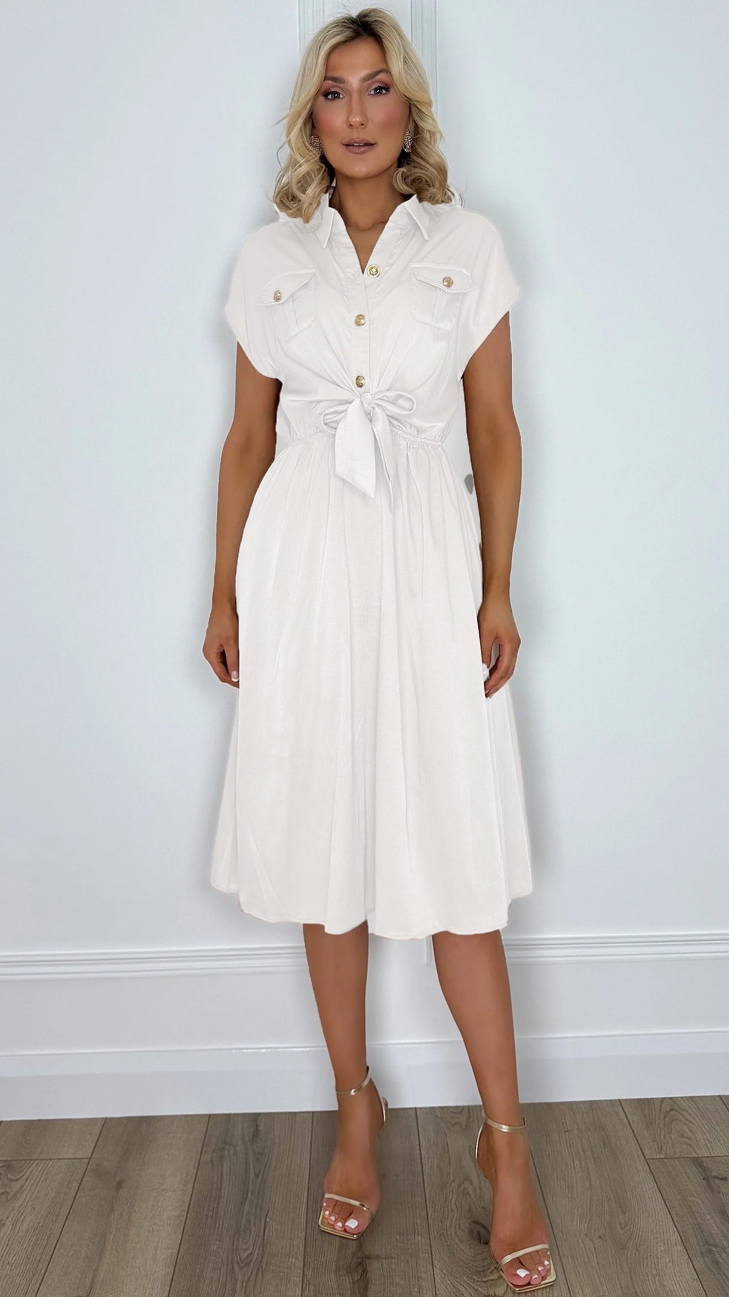 linda shirt dress LINDA SHIRT DRESS BIG DIPPER STRIPE