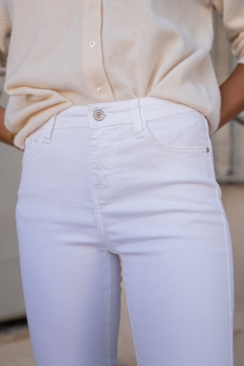 Bella Bootcut Jeans - White