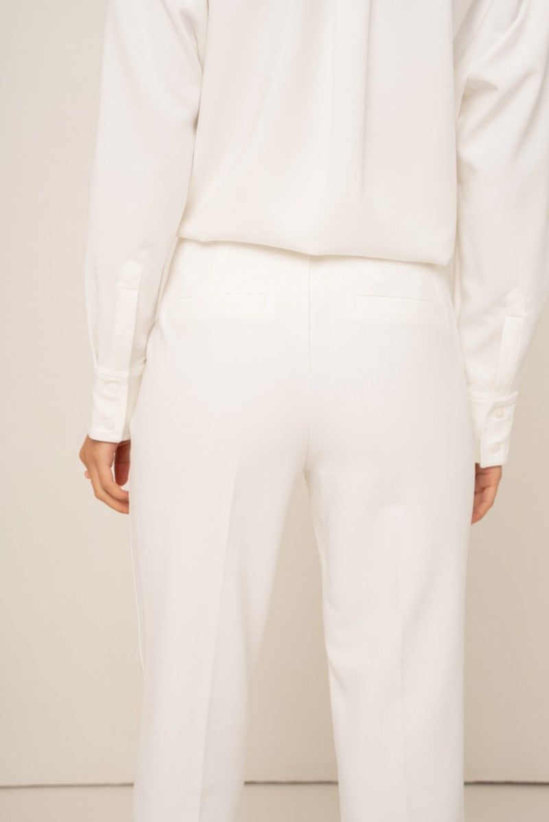 Garance Cigarette Trousers - White