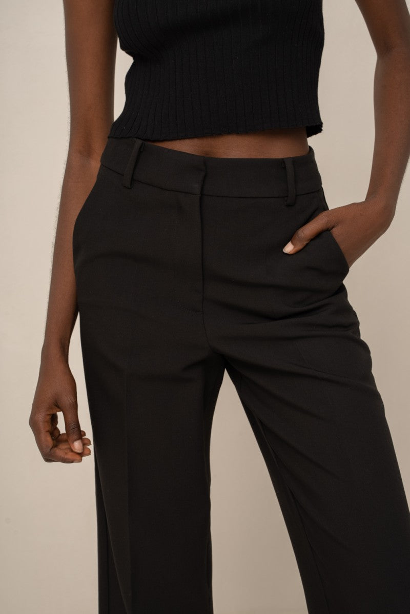 Stanley Straight Pants - Black