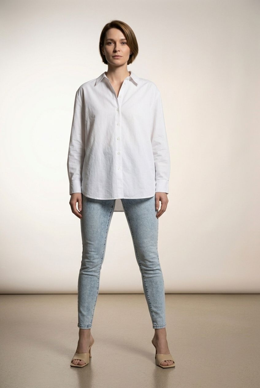 Light Wash Denim Skinny Jeans