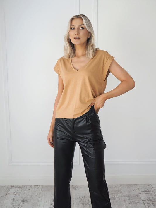 Bella Top - Camel