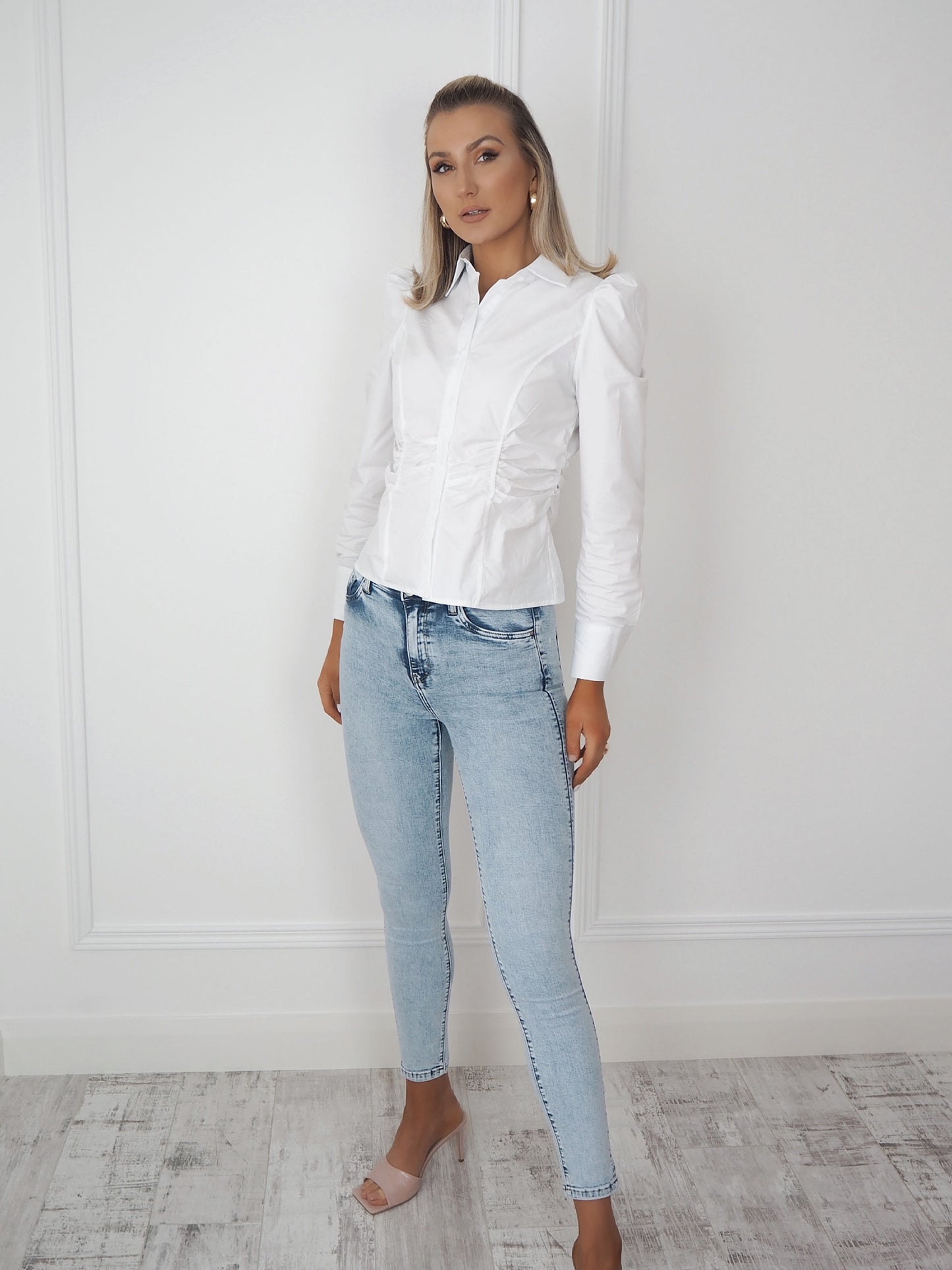 Light Wash Denim Skinny Jeans