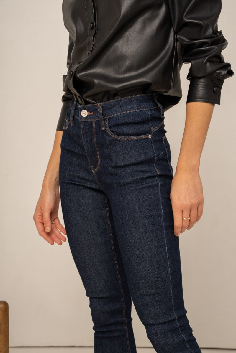 Pushup Skinny Jeans - Dark Blue