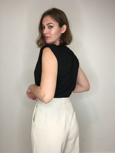 Nora Sleeveless Top - Black