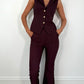 Ciara Tailored Trousers - Plum