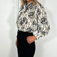 Kelly Floral Shirt with Bowknot