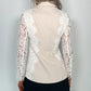 Orlagh Single Button Lace Blazer - Beige