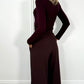 Stephanie Tailored Trousers - Brown