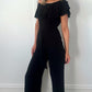 Breda Off The Shoulder Jumpsuit - Black