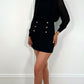 Cara Long Sleeved Dress - Black