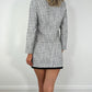 Maeve Tweed Skirt - Black and White