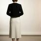 Charlotte Embroidered Short Blazer - Black
