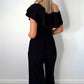 Breda Off The Shoulder Jumpsuit - Black