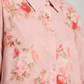 Lunna Linen Cropped Shirt - Pink