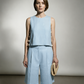 Alice Tailored Shorts - Light Blue