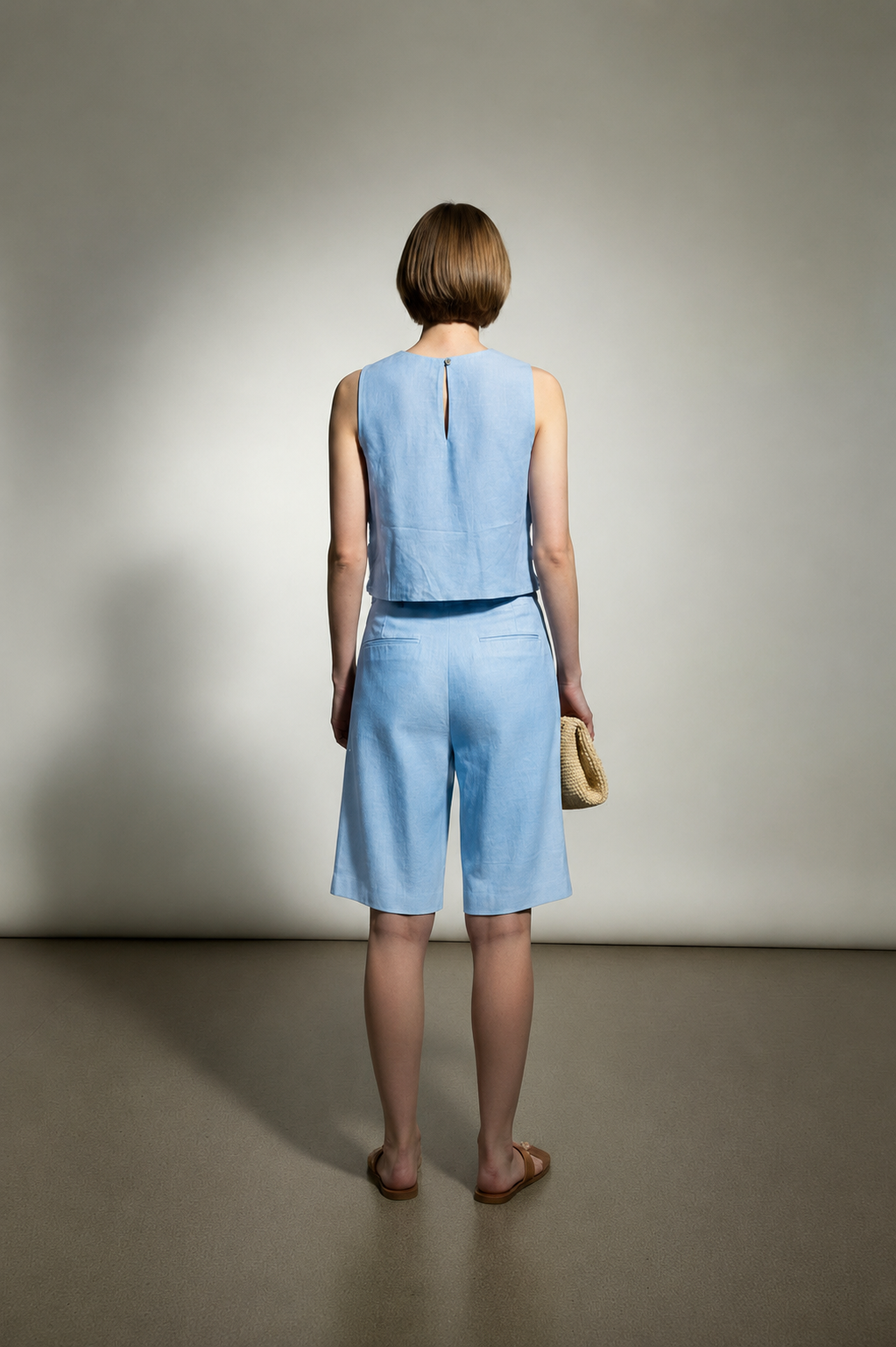 Alice Tailored Shorts - Light Blue