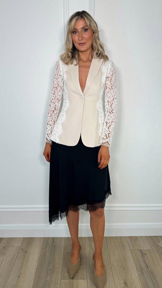 Moira Lace Skirt - Black