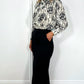Anne Tailored Maxi Skirt - Black