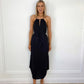 Tatiana Halter Long Dress - Black