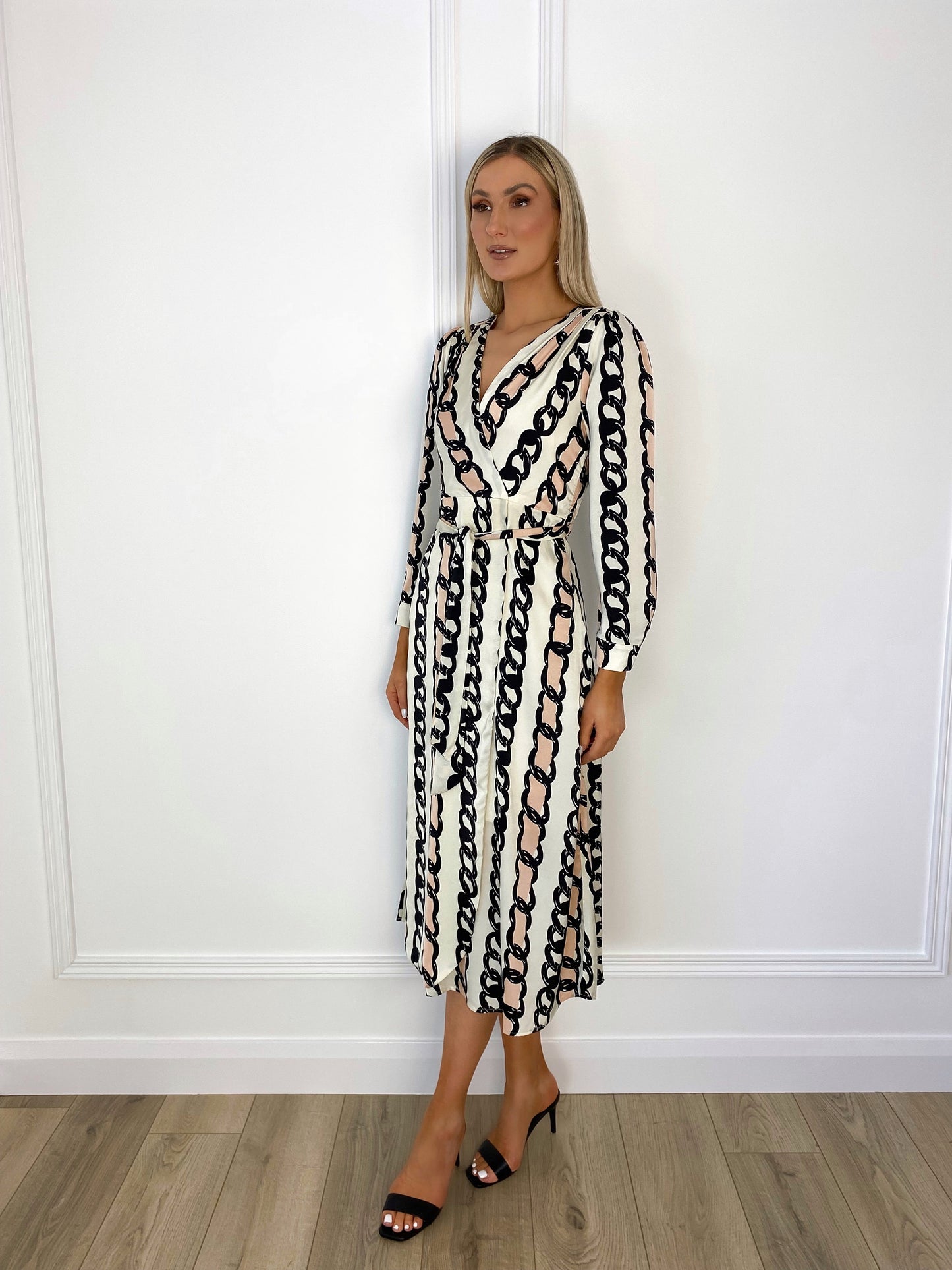 Marah Chain Print Dress