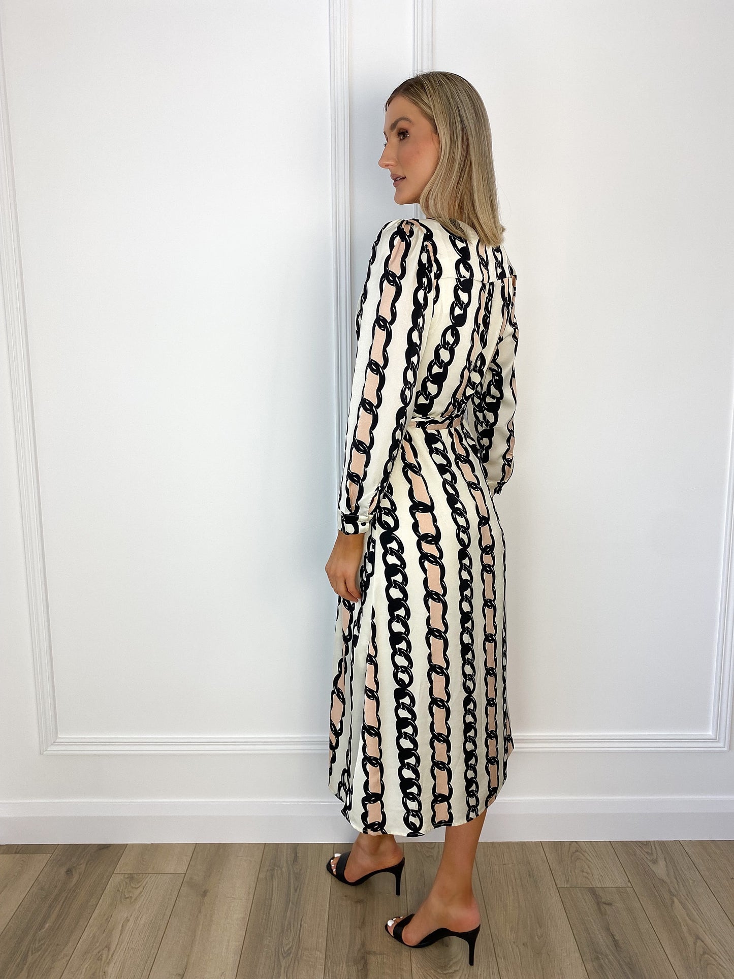 Marah Chain Print Dress