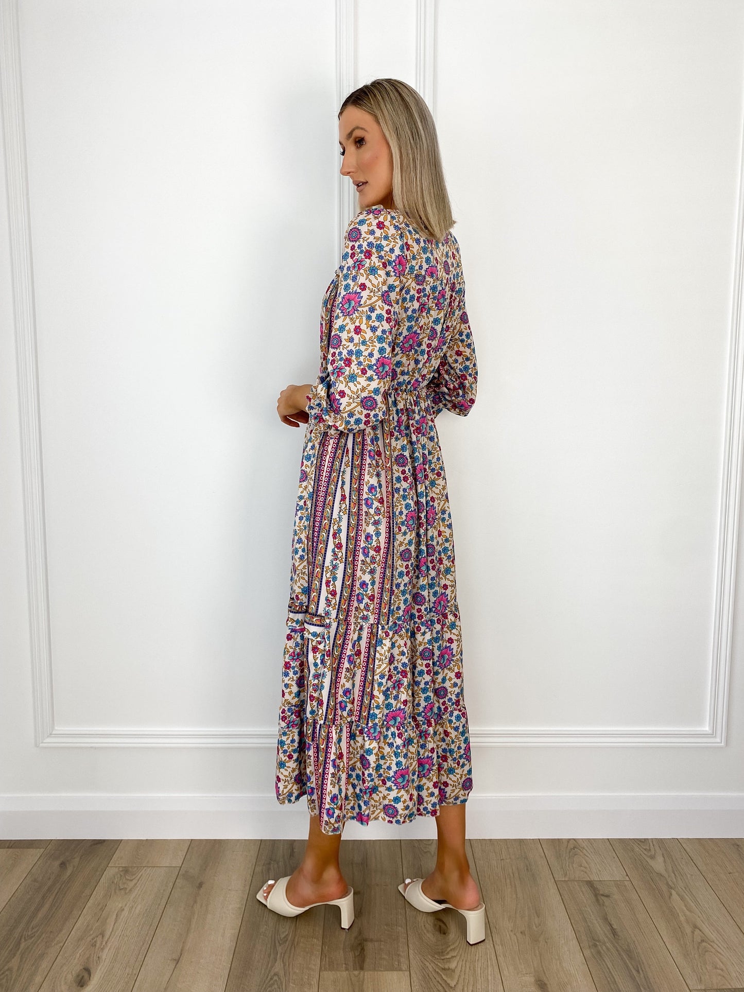 Triona Printed Maxi Dress - Floral