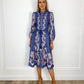 Mary Printed Shirt Dress with Rope Belt