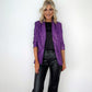 Nadia Sequin Blazer - Purple