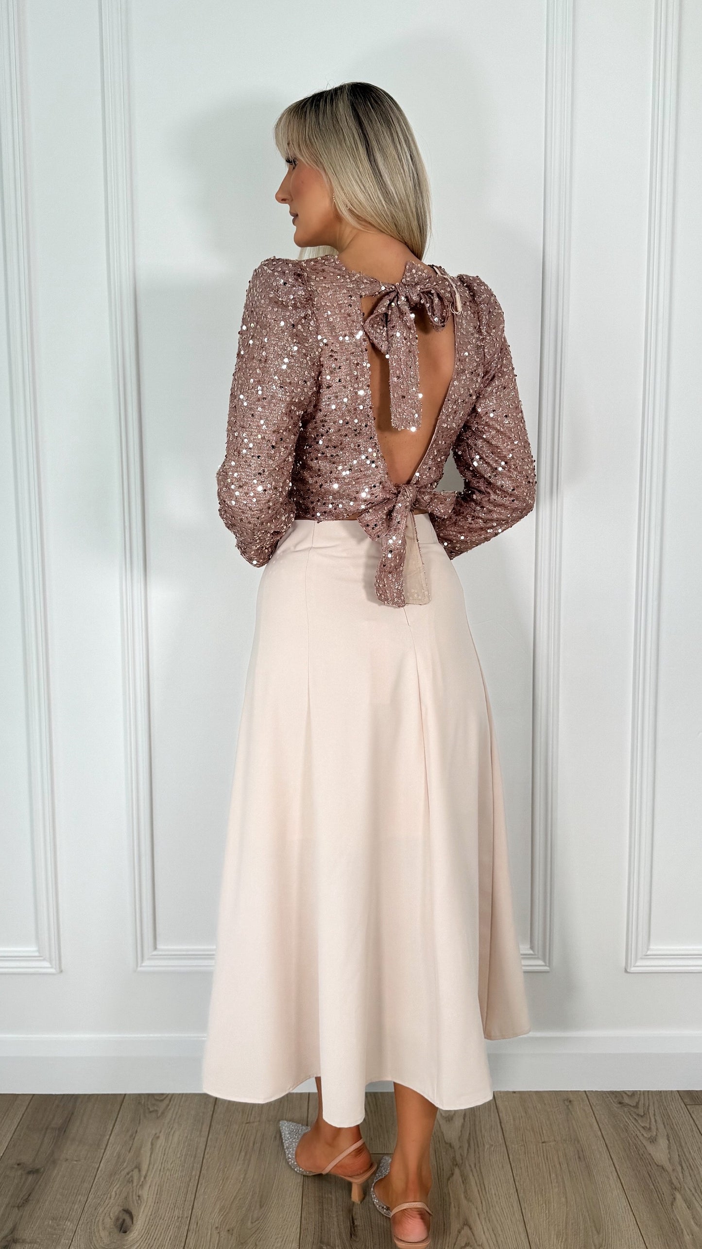 Jo Jo Maxi Skirt - Beige