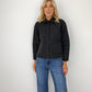 Puffer Jacket with Pockets - Black