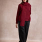 Sharon Knitted Scarf Jumper - Red