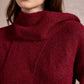 Sharon Knitted Scarf Jumper - Red