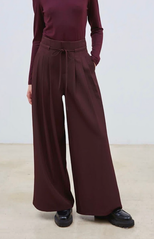 Stephanie Tailored Trousers - Brown