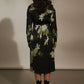 Olivia Satin Shirt Dress with Front Knot