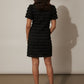 Gabriella Midi Dress - Black