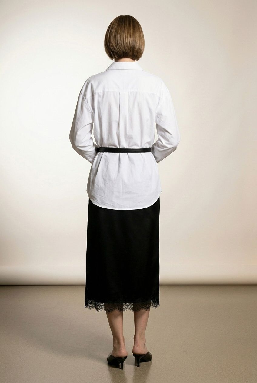 Moira Lace Skirt - Black