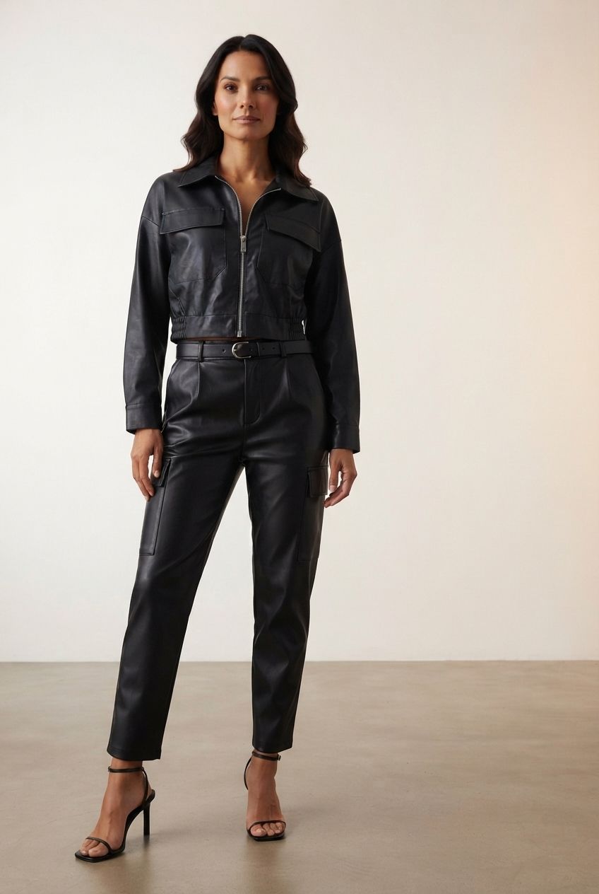 Vivian Faux Leather Jacket
