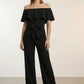 Breda Off The Shoulder Jumpsuit - Black
