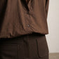 Teresa Flare Trousers with Front Pockets - Brown