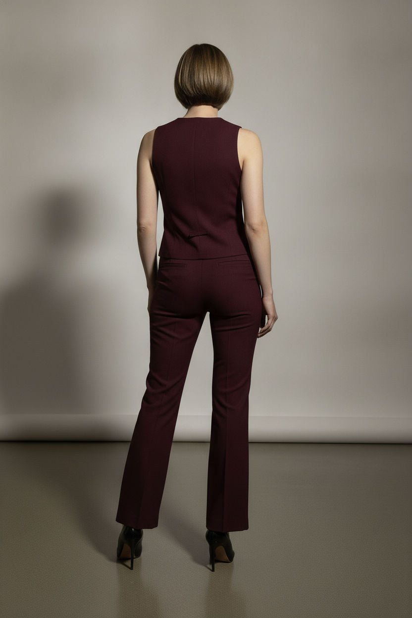 Ciara Tailored Trousers - Plum