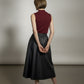 Camille Maxi Leather Skirt - Black
