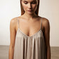 Sarah Loose Jumpsuit - Beige